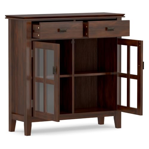 Artisan 36" Wide Solid Wood Cabinet in Russet Brown