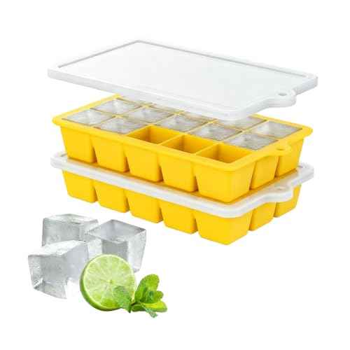 Silicone Ice Cube Tray 2 Pack (2 Count)