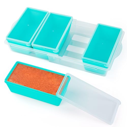 2 Cup Silicone Freezer Molds with Lids (4 Count)