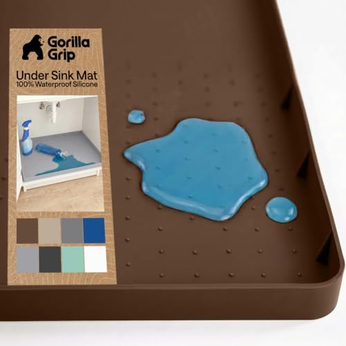 Waterproof Silicone Under Sink Mat (682 sq in)