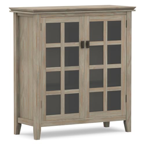 Artisan 38" Wide Solid Wood Cabinet in Distressed Grey