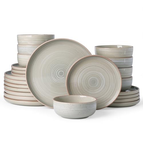 Meteor 24 Piece Stoneware Dinnerware Set