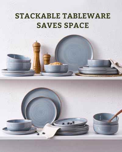 Meteor 18 Piece Stoneware Dinnerware Set