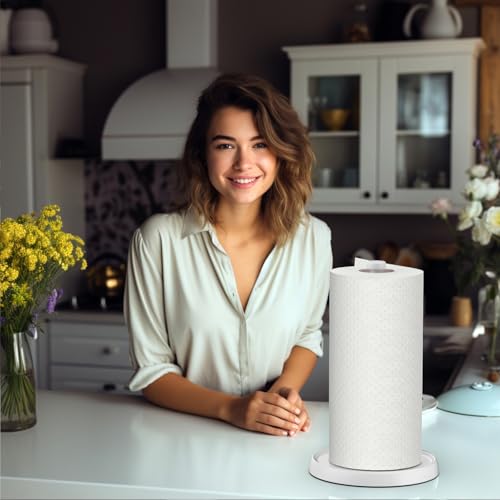 White Paper Towel Holder Countertop