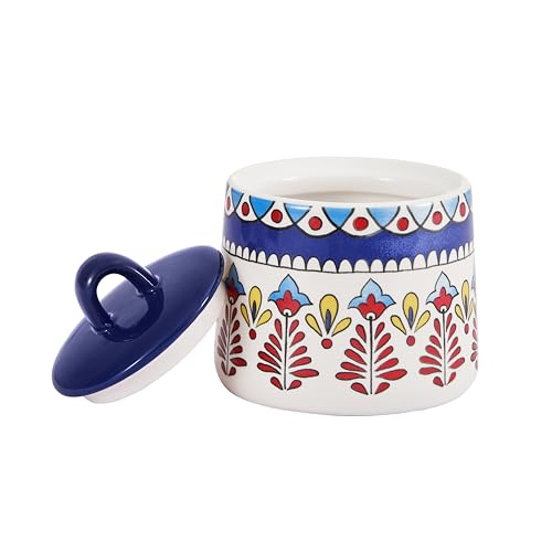 Boho Totem Ceramic Sugar and Creamer Set (2 Count)