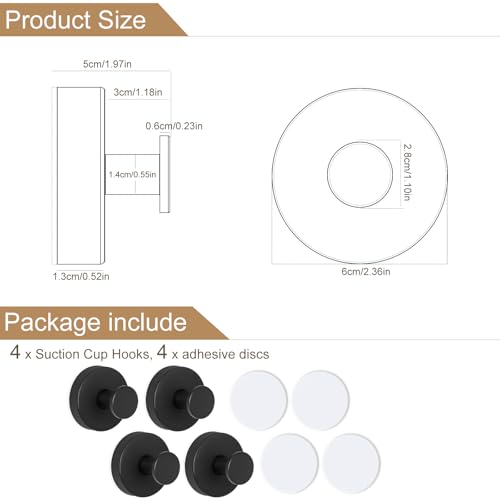 Suction Cup Hooks for Shower