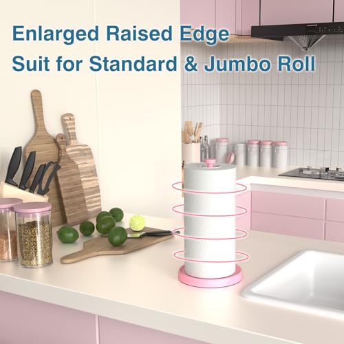 Pink Paper Towel Holder Countertop