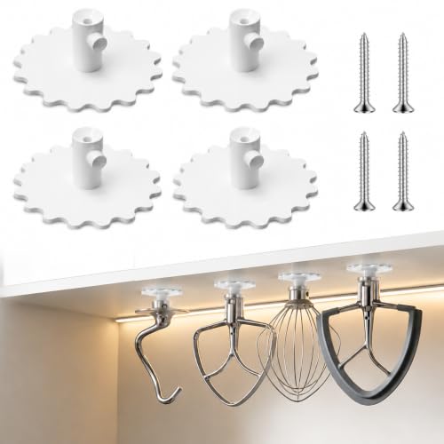 4 Pack Stand Mixer Attachment Holders for Kitchenaid Mixer Accessories