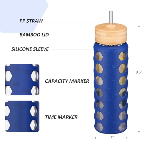 Glass Water Bottle