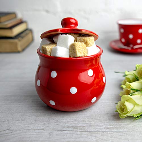 Ceramic Sugar Bowl with Lid