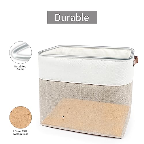 Large Fabric Storage Baskets (3 Count)