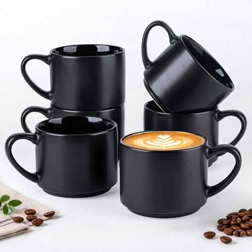 14 OZ Coffee Mugs Set of 6 (6 Count)