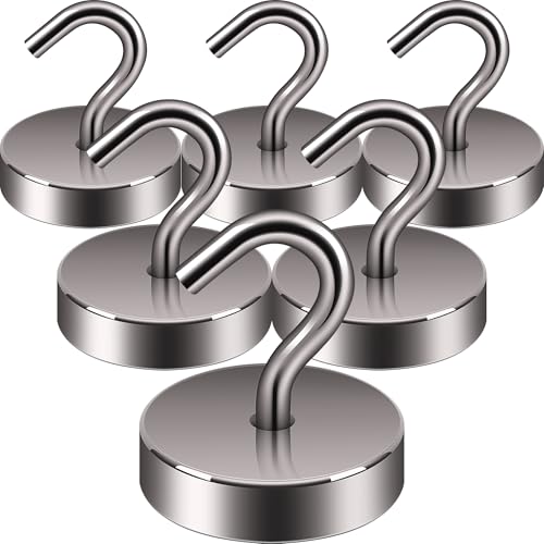Magnetic Hooks Large Opening (6 Count)