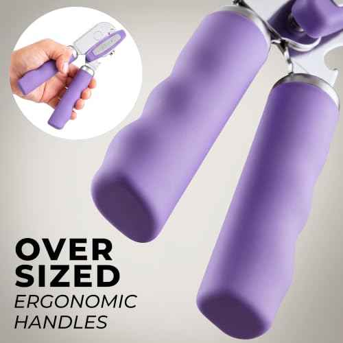 Stainless Steel Swing Open Manual Can Opener Comfortable Grip