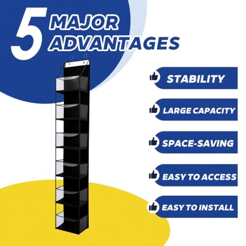 6 Tier Over The Door Hanging Organizer (6 Count)