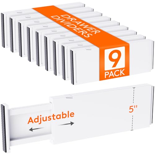 5" Tall Upgrade Drawer Dividers (9 Count)