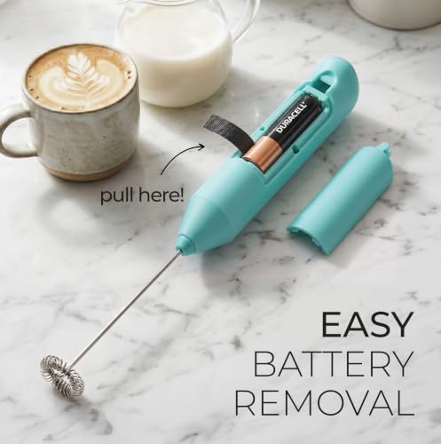 Powerful Milk Frother AA Batteries Included