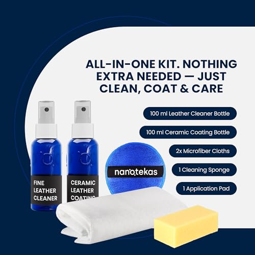 Leather Cleaner & Ceramic Coating Spray Kit
