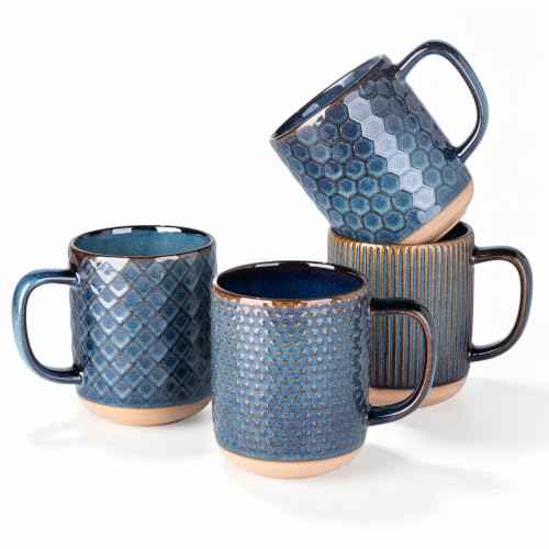 Coffee Mugs Set of 4 (4 Count)
