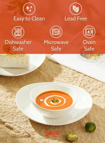 Porcelain Bowls Set 5 Inch (4 Count)