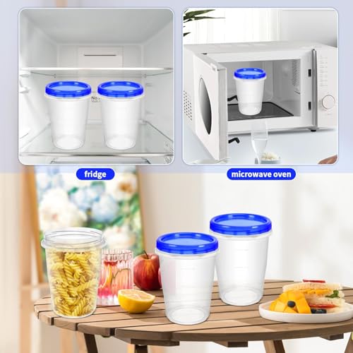 12 Pack Freezer Containers with Screw On Lids (12 Count)