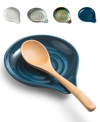Spoon Rest Ceramic Spoon Holder for Stove Top