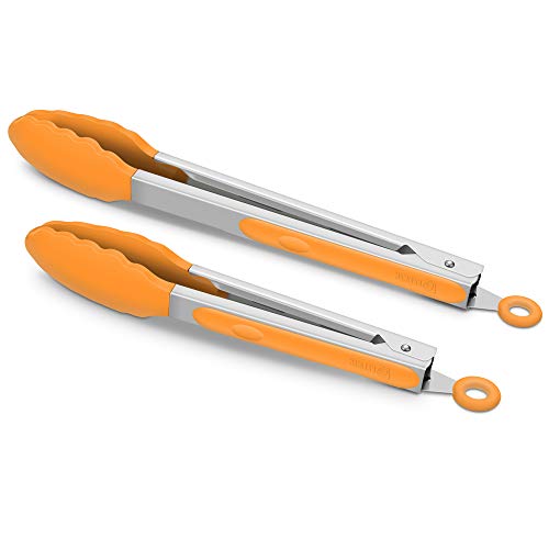 2 Pack Silicone Kitchen Tongs (2 Count)