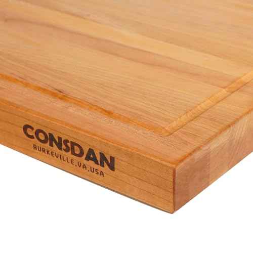 Solid Cherry Wood Cutting Board for Kitchen