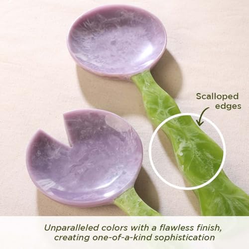 Lavender & Sage Resin Salad Servers