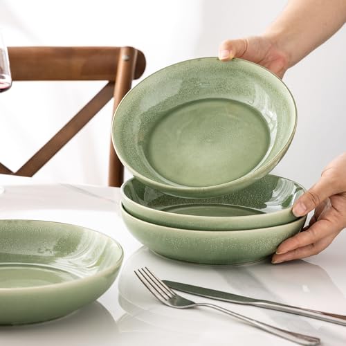 8.5’’ Ceramic Pasta Bowls Set of 6 (6 Count)