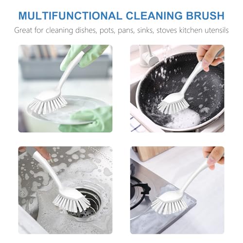 Dish Brush with Handle (3 Count)