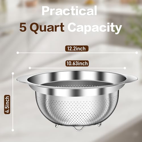 Stainless Steel Colander for Kitchen