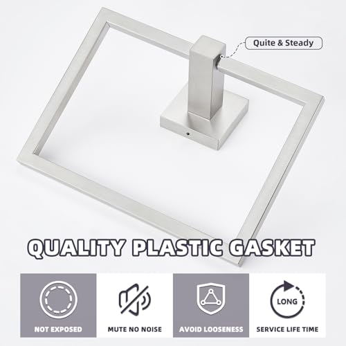 Square Towel Ring for Bathroom