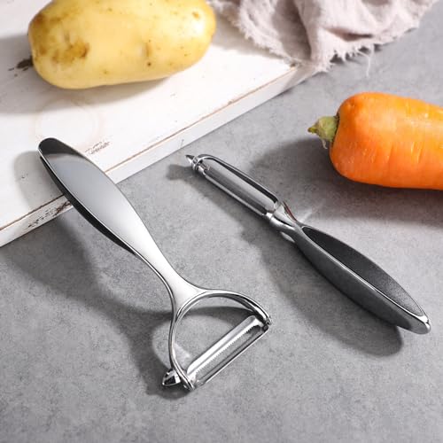 Vegetable Peeler Stainless Steel Potato Peelers Y (2 Count)