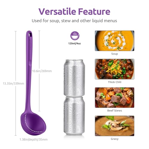 13 inch Silicone Soup Ladle