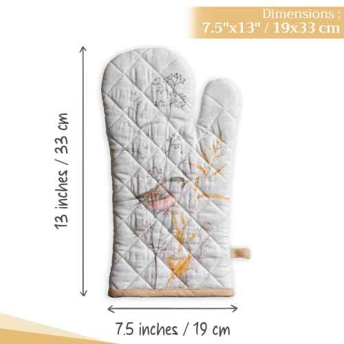 Maison d'Hermine Oven Gloves 100% Cotton Oven Mitt