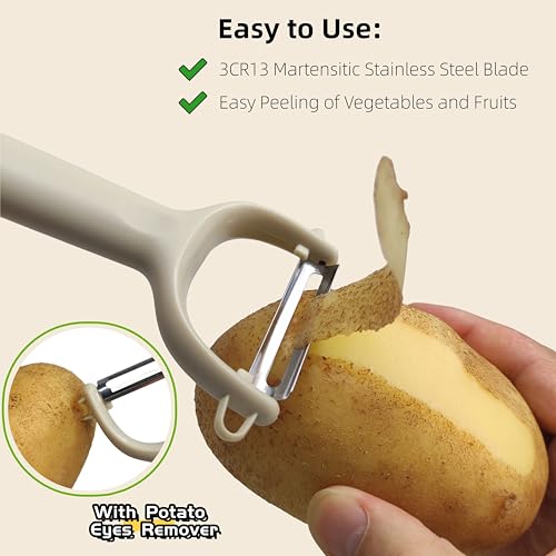 6 Pack Vegetable Peelers for Kitchen (6 Count)