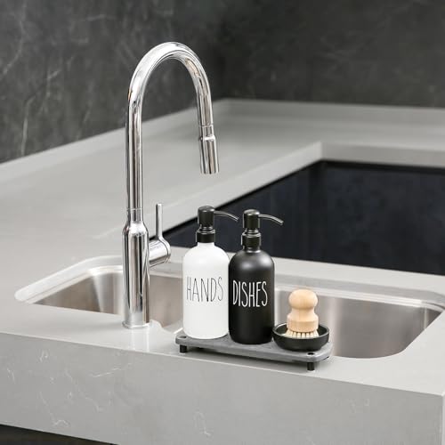 Soap Dispenser Set Comes with Stainless Steel Pumps