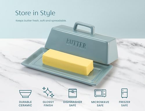 Ceramic Butter Dish with Lid