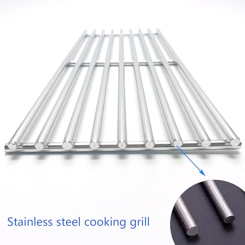 17-3/8" Stainless Steel Grates for Broil King Baron 320, 340, 420, 440, 490 Huntington 2122-64 2122-67 6020-54 6020-57 6020-64 Broil-Mate 7020-54 7020-64 7120-64 Sterling Gas Grill