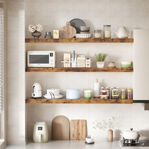 Bathroom Floating Shelves for Wall (3 Count)