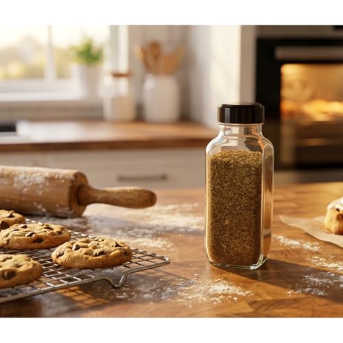 Glass Spice Jars with Shaker Lids (3 Count)