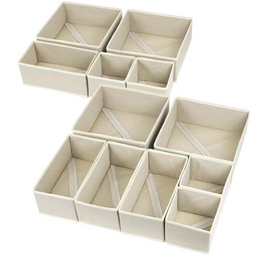 12 Pack Drawer Organizer Clothes (12 Count)