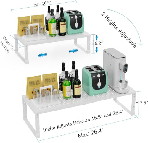 Expandable Spice Rack & Kitchen Cabinet Organizer