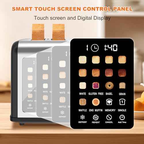 2 Slice Toaster Touch Screen