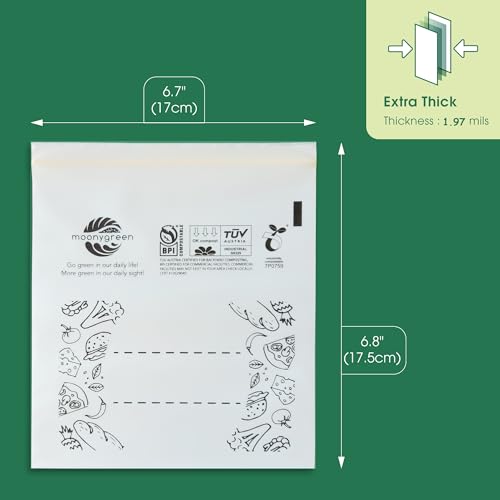 Compostable Food Storage Bags (50 Count)