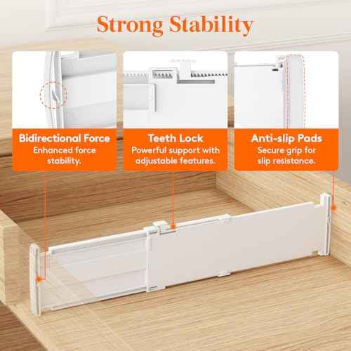 9 Pack 4" High Drawer Dividers (9 Count)