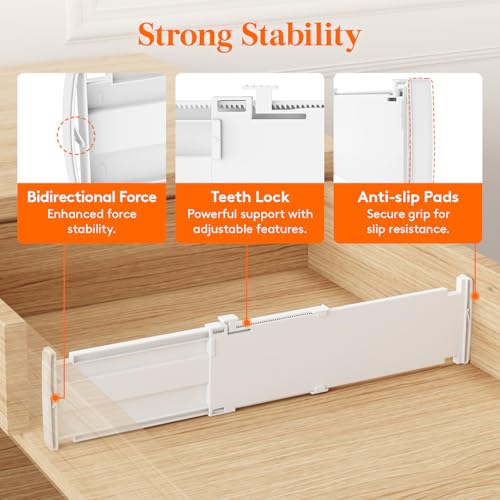 5 Pack 4" High Drawer Dividers (5 Count)