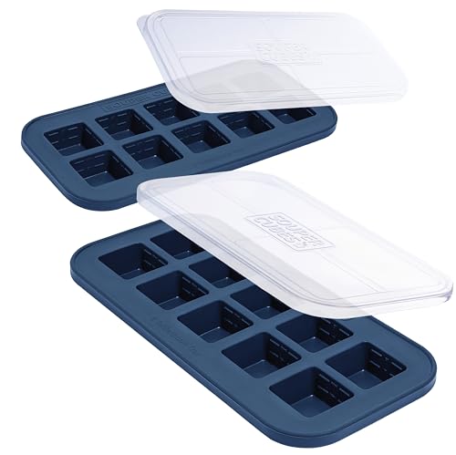 2 Tbsp Silicone Freezer Molds with Lids (2 Count)