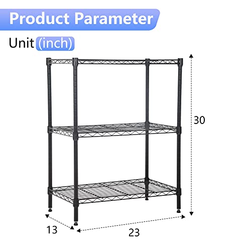 3 Tier Wire Shelf
